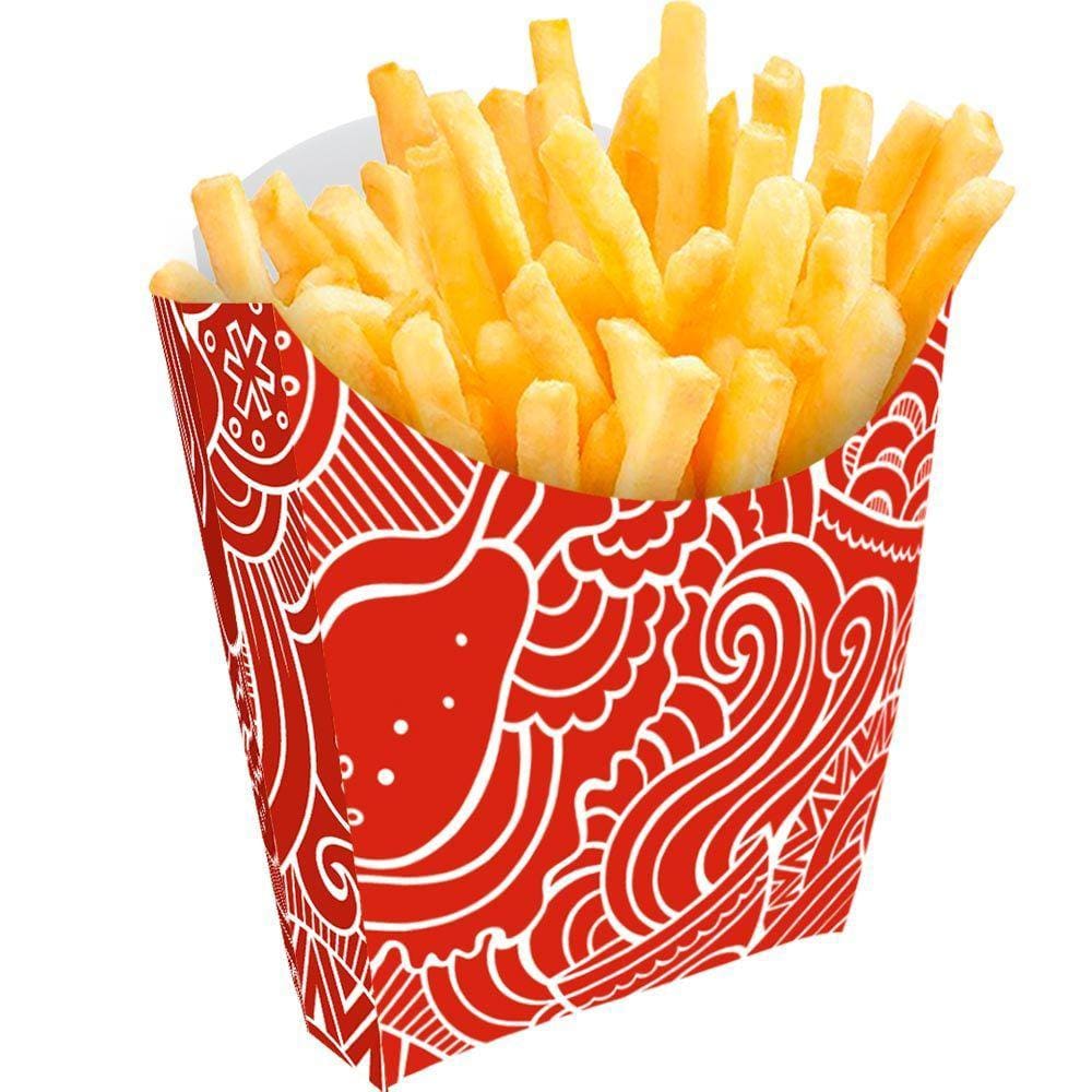 Caixinha Para Batata frita Tam Pequeno 200un Vermelho