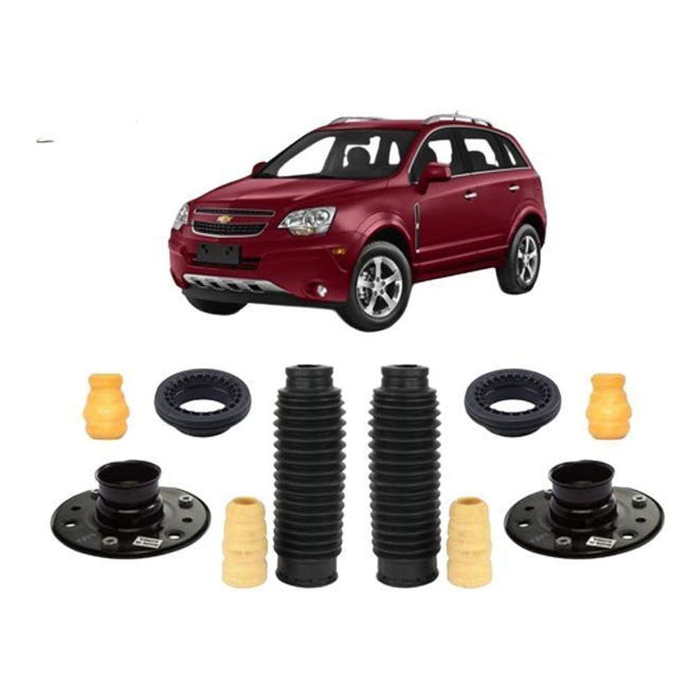 Kit Batente Coxim Dianteiro Traseiro Captiva 2009 2010 2011
