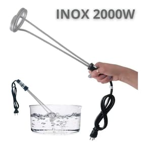 Ebulidor Inox Grande Aquecedor De Água Mergulhão 2000W/220V