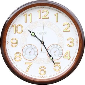 Relógio De Parede Decorativo Tiansheng® 46cm Branco