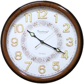 Relógio De Parede Decorativo Tiansheng® 46cm Branco