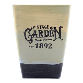 Mini Vaso De Planta Cachepot Estampado Decorado 16cm