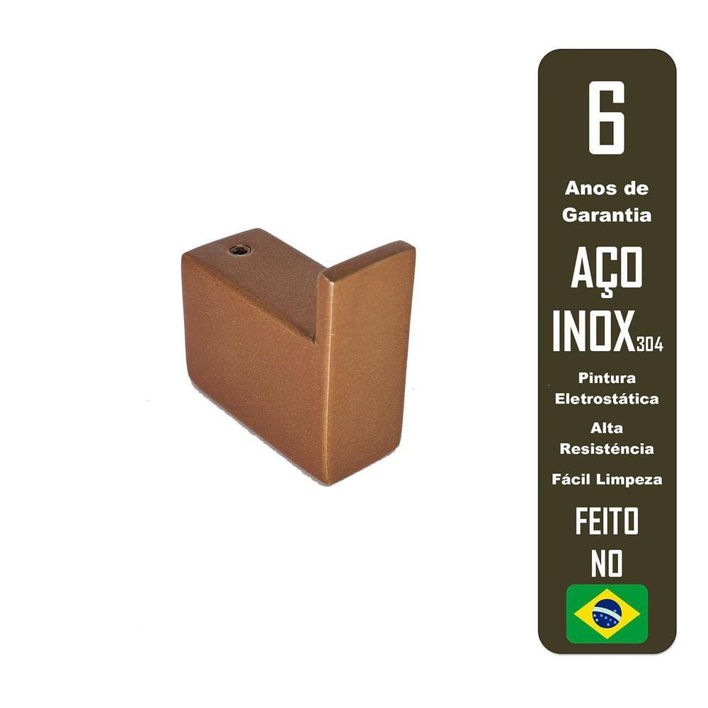 Cabideiro De Parede Guriri Cobre/Rose Inox