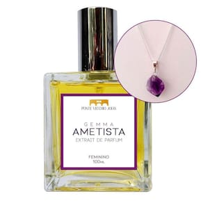 Coffret Perfume Gemma Ametista 100Ml + Colar Em Prata 925