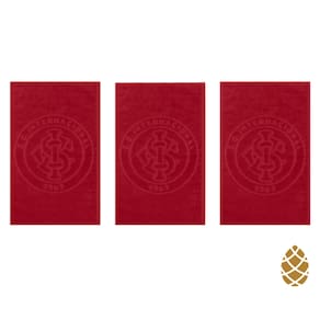Kit 3 Toalhas de Academia/Mão Buettner Inter Vermelho