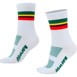Meia Hupi Quadri Branco