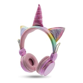 Fone De Ouvido Headphones De Unicórnio 7 Cores Ah-007
