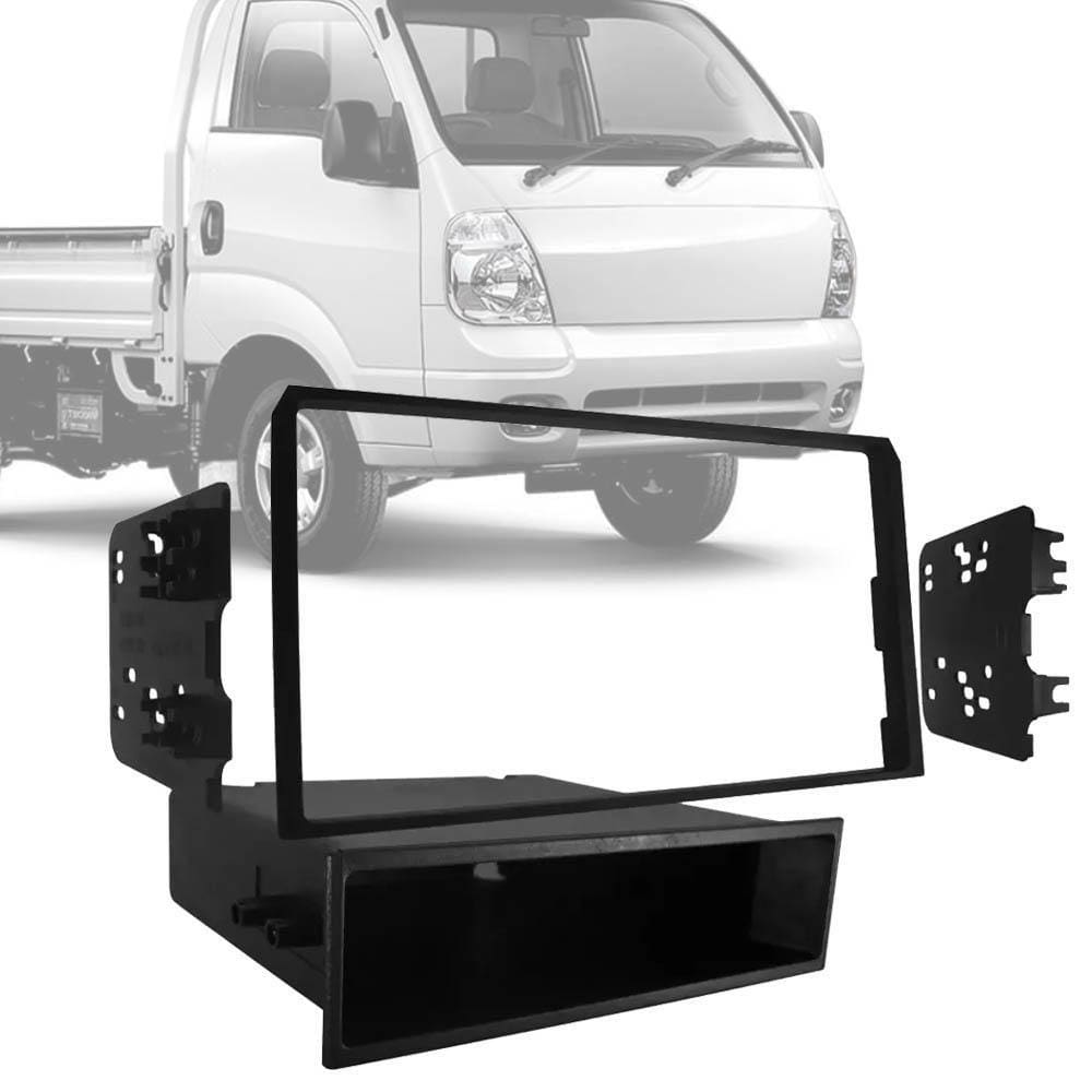 Moldura Painel 1/2 Din Rádio Multimídia Kia Bongo 1995 Em