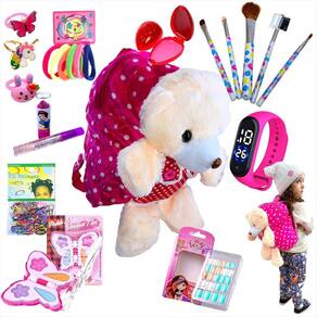 Kit beleza Fashion Teen Maquiagem Esmalte Barbie Bolsa Infantil