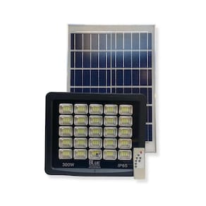 Refletor Led Smd 300W Holofote Bivolt + Placa Solar +