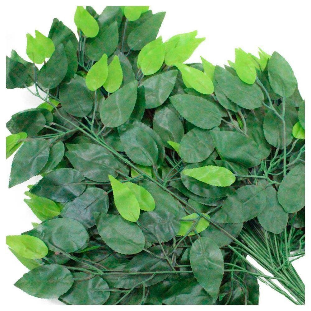96 Galhos Decoração Arranjo Fícus Artificial Planta Decorativa 55cm