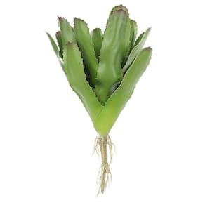 Kit 4 Bromélia Planta Artificial Plástico 34,5cm