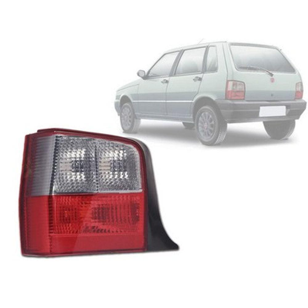 LANTERNA TRASEIRA FIAT UNO 04 a 11 FUME MOTORISTA