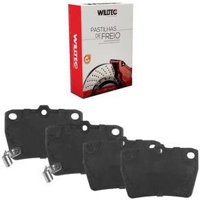 Kit Pastilha Freio Traseira Chery Tiggo 2010 a 2023 Willtec