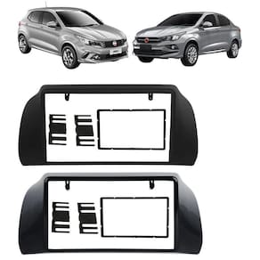 Moldura De Painel 2 Din Fiat Argo E Cronos Para Mp5 Slim