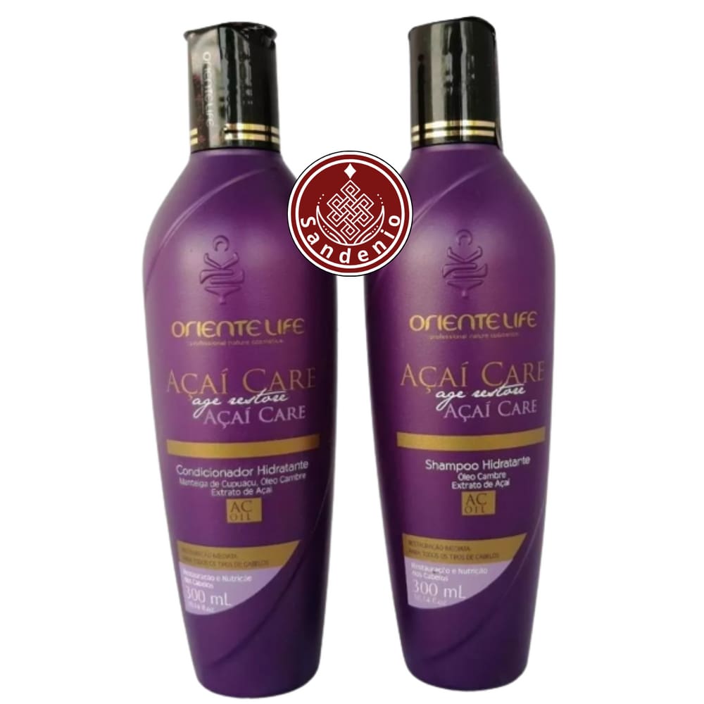 Kit Shampoo E Condicionador Oriente Life Açaí Com Cupuaçu