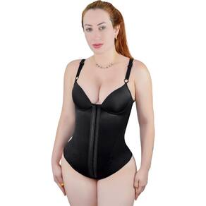 Body Alta Compressão das Famosas Efeito Silicone