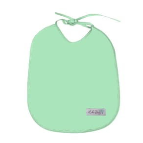 Kit 5 Babadores P Bebê Comer Plastificado Pvc - Verde