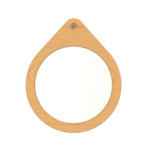 Espelho Decorativo Flat Wood Freijó 50Cm