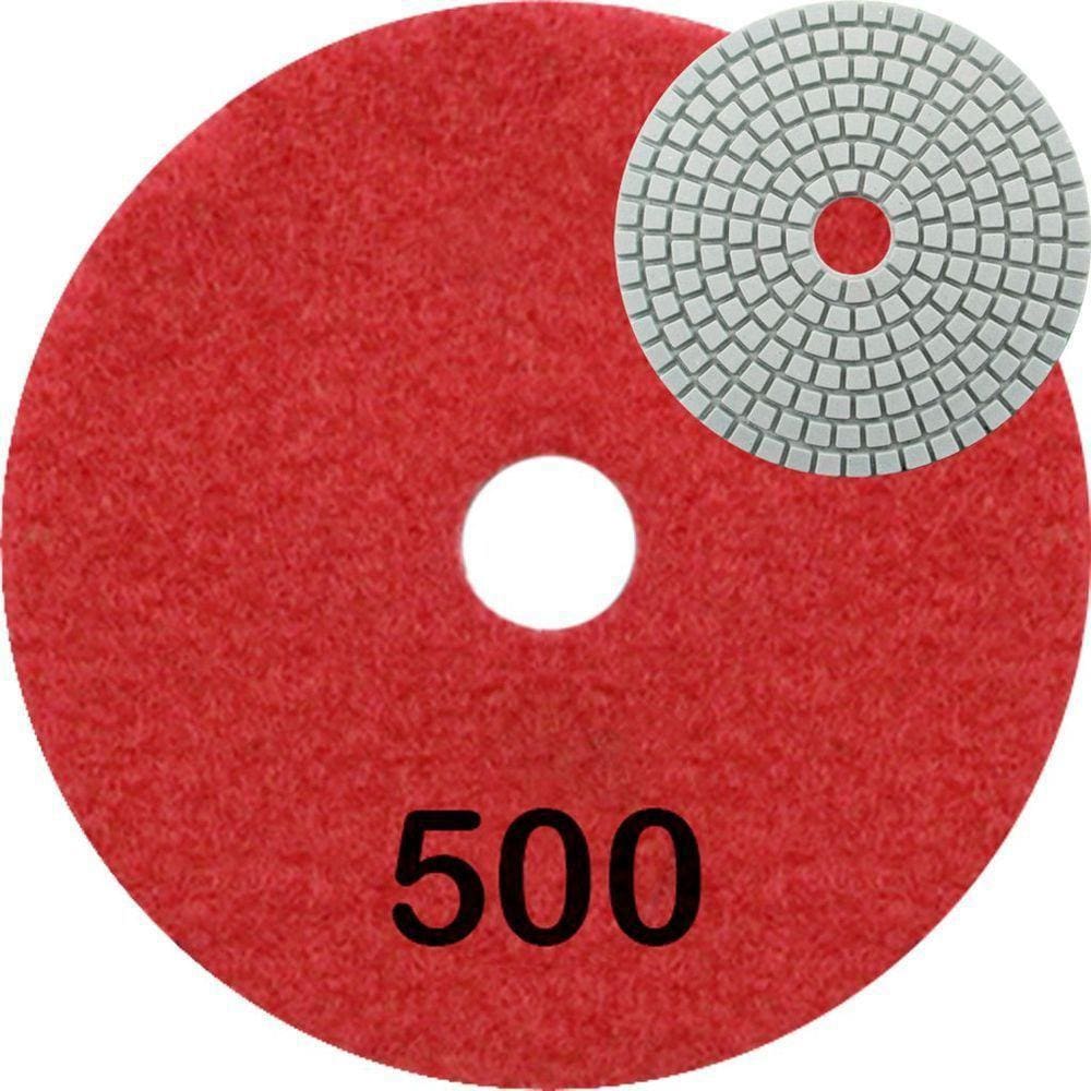 Disco Lixa Polimento úmido Mármore 10cm Grão 500
