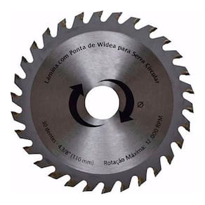 Disco De Serra Circular Com 30 Dentes 110mm