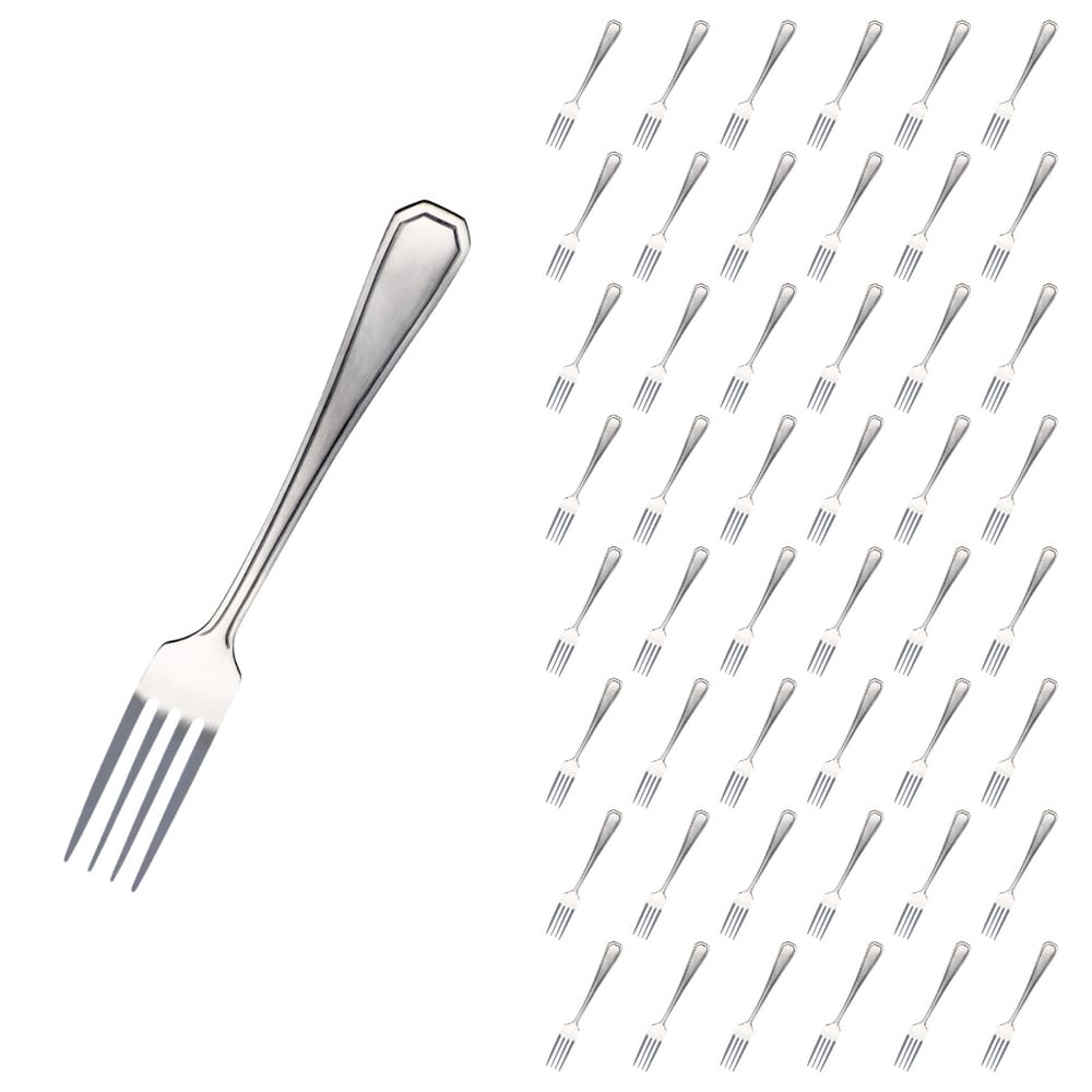 Kit Casa Garfo Inox Reforçado 48 Pçs Bar / Restaurante