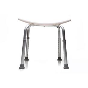 Banco/Banqueta para Banho Ajustável em Alumínio para 100 kg modelo BB - Supermedy