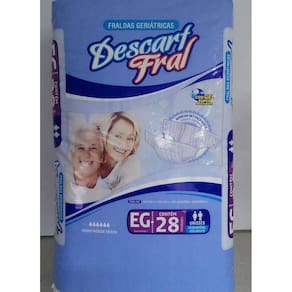 Fralda Descart Fral Geriatrica Intermediaria Eg C/28