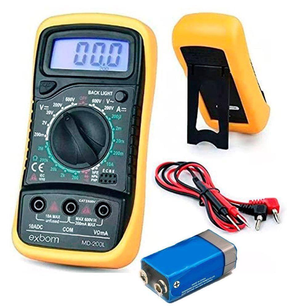 Multímetro Digital Com Display Xl830l