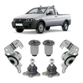 Kit Pivo Bucha Suspensão Dianteira Strada 2001 2002 2003 04