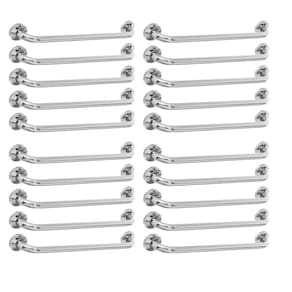 Alça Apoio 60cm Barra Inox Kit 20 Unidades Suporte Banheiro Idoso Gestante Criança Acessibilidade Segurança