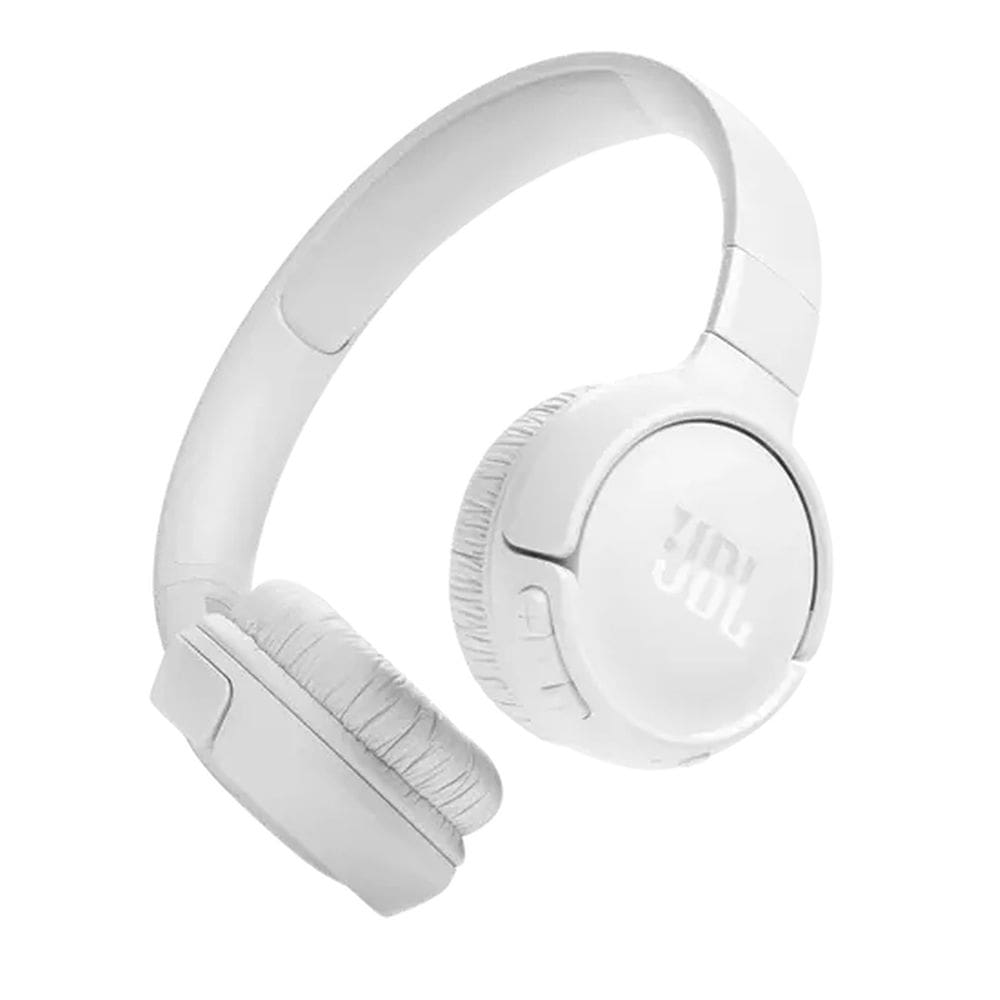 Fone De Ouvido Sem Fio JBL T520BT - Bluetooth 5.0 - Com Microfone e Bateria 57h - Branco