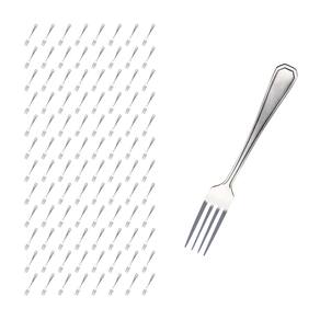 Kit 96 Pçs Garfo Reforçada Inox Restaurante / Casa / Bar