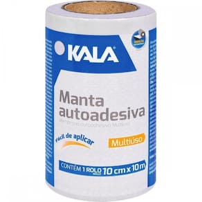 Manta Autoadesiva Alumínio 10cm 1 Metro - Kala