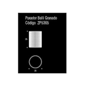 Kit 3 Puxador Bali Granado Gold Dourado Brilhante Zen
