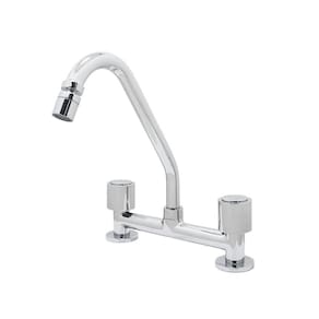 Torneira Pia Misturador Cozinha Bancada Luxo Cromado 1/4V