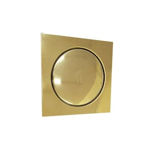 Ralo Inteligente Click Dourado 15X15Cm - By Fineza