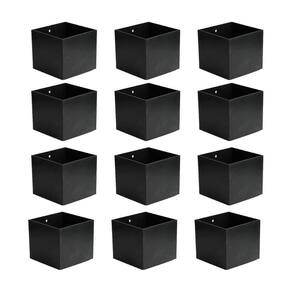 Kit 12 Vasos Decorativo Cachepot Pequeno Preto