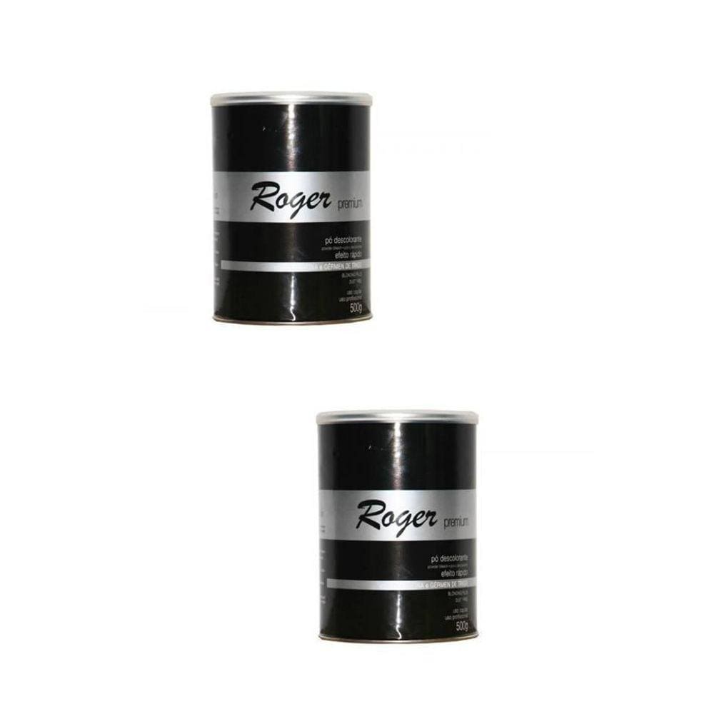 Combo Po Descolorante Premium Roger 500G