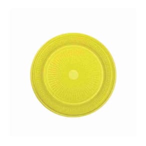 Prato Redondo Bio Amarelo 15cm Com 10 Unidades TrikTrik