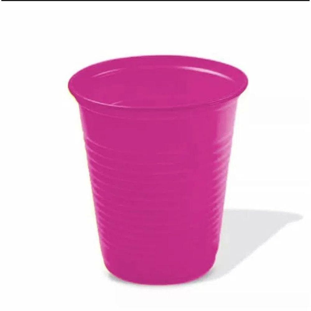 Copo Descartável 200ml Biodegradável Festa Pink TrikTrik