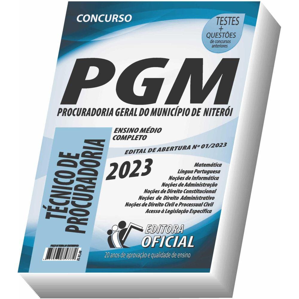Apostila Pgm Niterói - Técnico De Procuradoria
