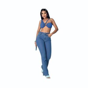 Calça Flare Azul - 226