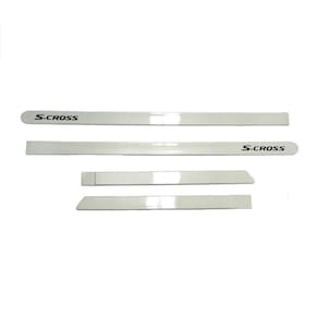 Jogo De Friso Lateral Pintado White Pearl Branco S-Cross