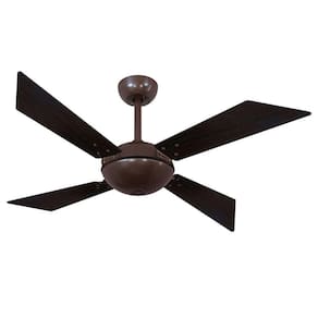 Ventilador De Teto Volare Café Office 4 Pás Tabaco 110V