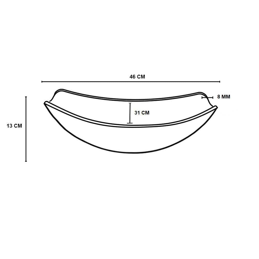 Kit Cuba Vidro Oval Chanfrada 46Cm + Torneira + Valvula