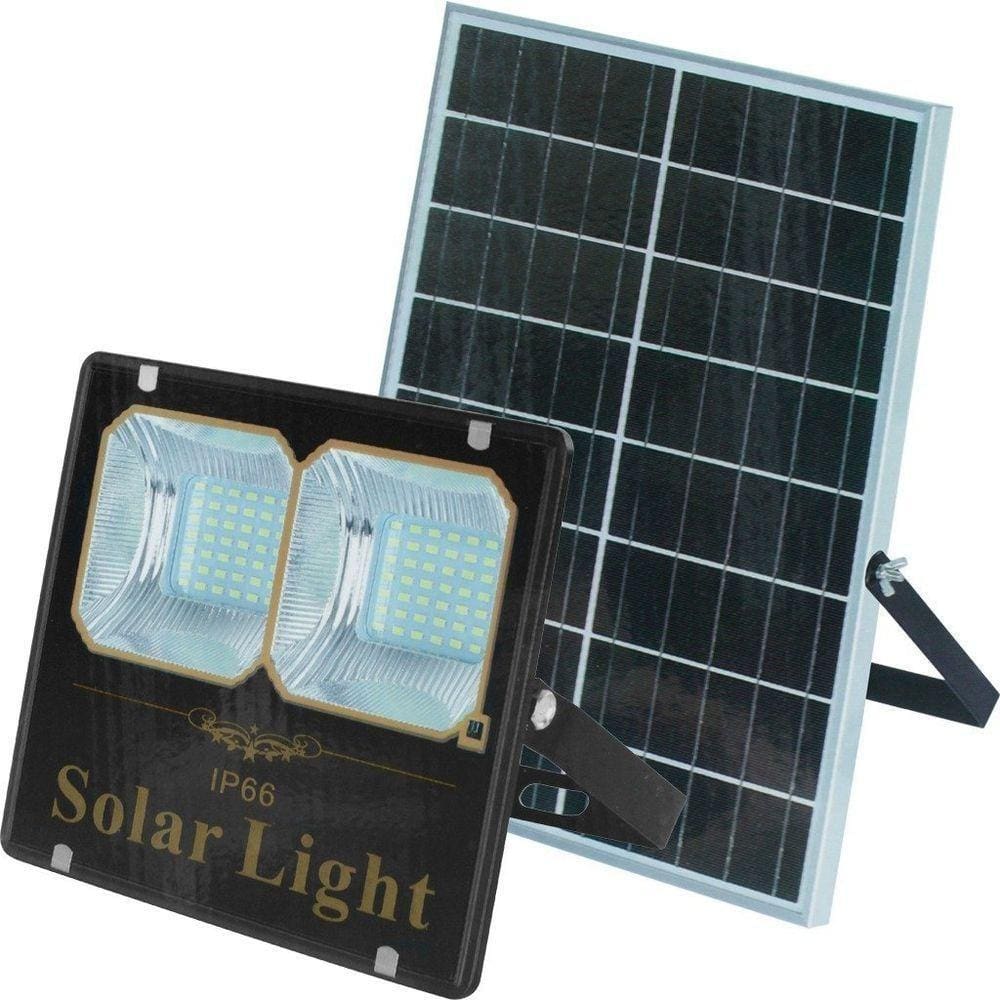 Refletor De Led Solar Automático Externo Inteligente 20 W