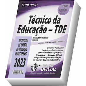 Apostila SEE - MG - Técnico da Educação (TDE)
