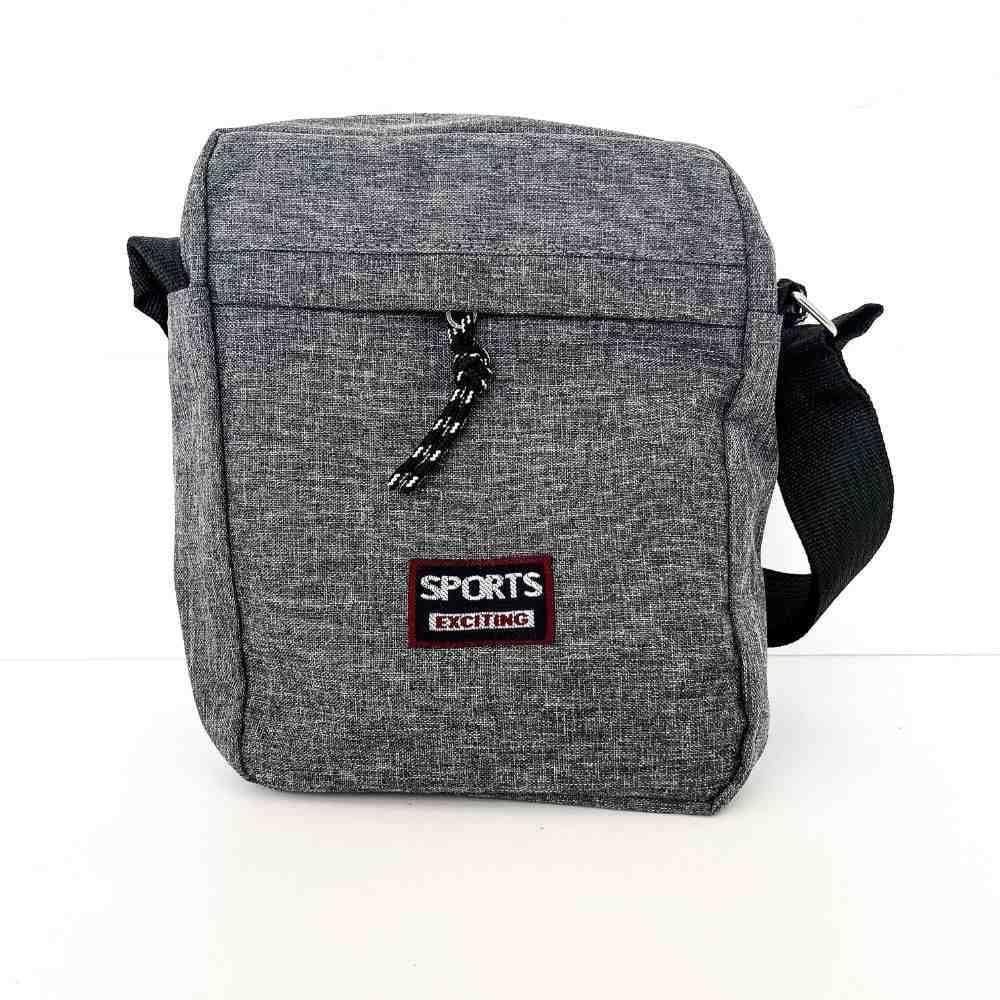 Bolsa Cinza Transversal
