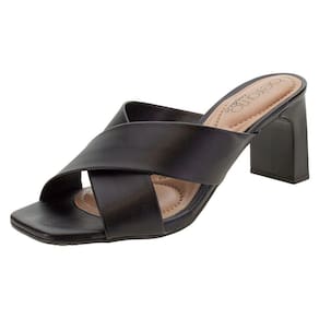 Tamanco Feminino Salto Médio Beira Rio - 8466100